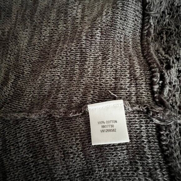 Converse One Star Short Sleeve Knit Cardigan Sweater, M - Picture 4 of 4